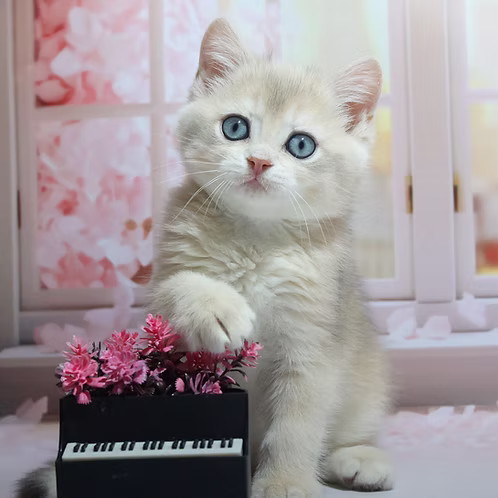 Miks (U) British shorthair male kitten